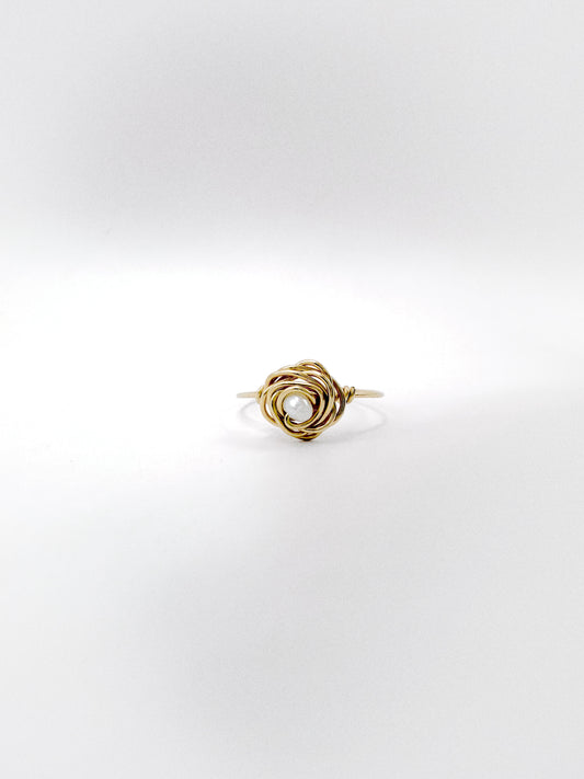 bague fleur - Gaéia