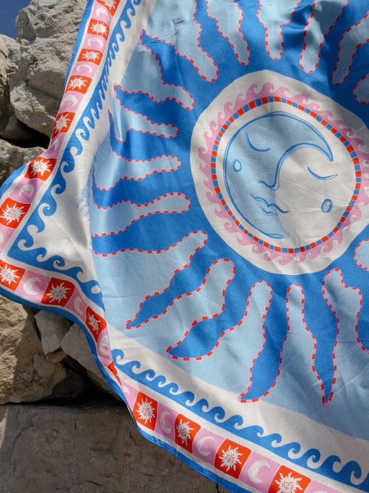 Foulard bleu - Gaéia