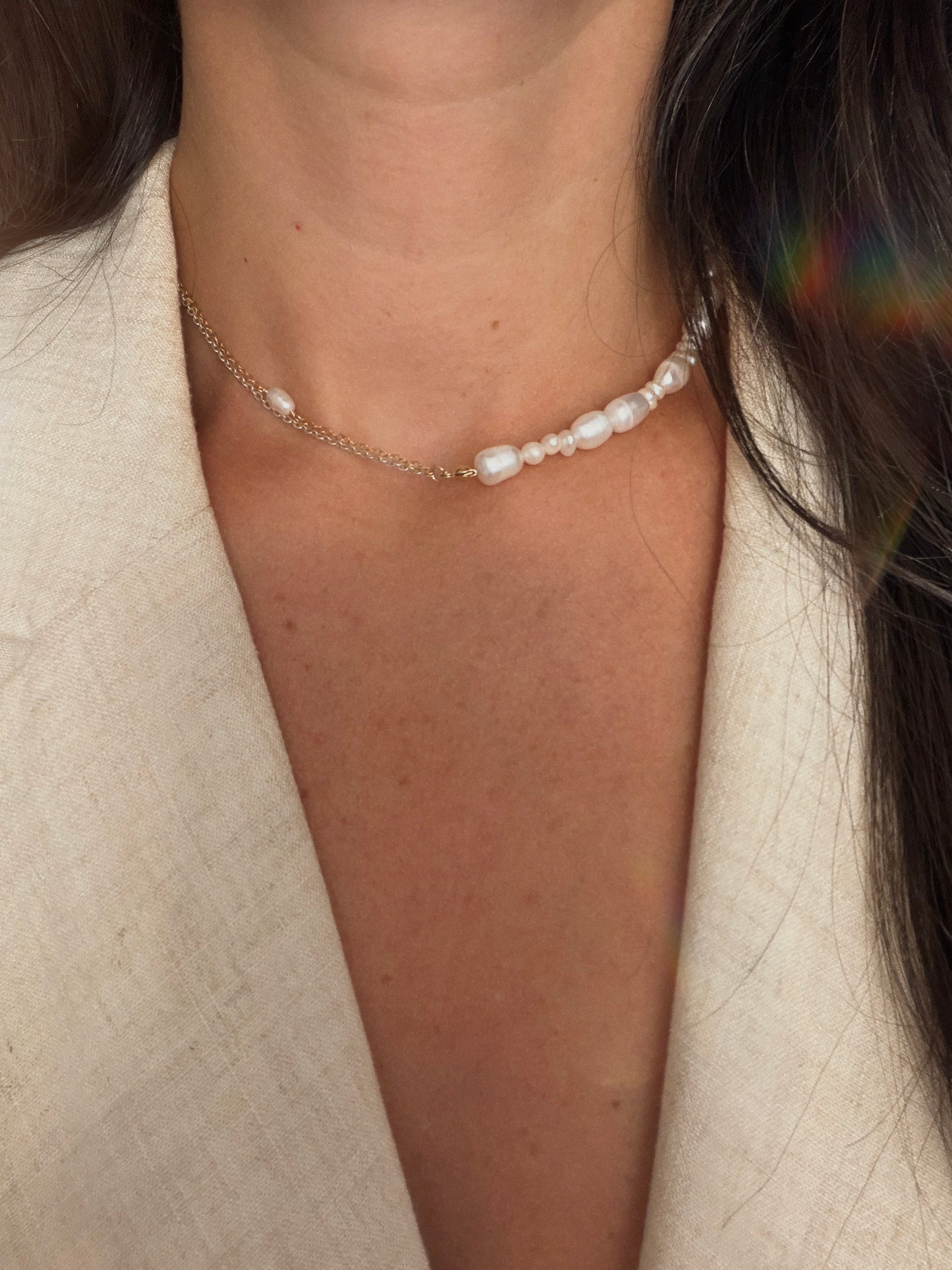 collier asymétrique - Gaéia
