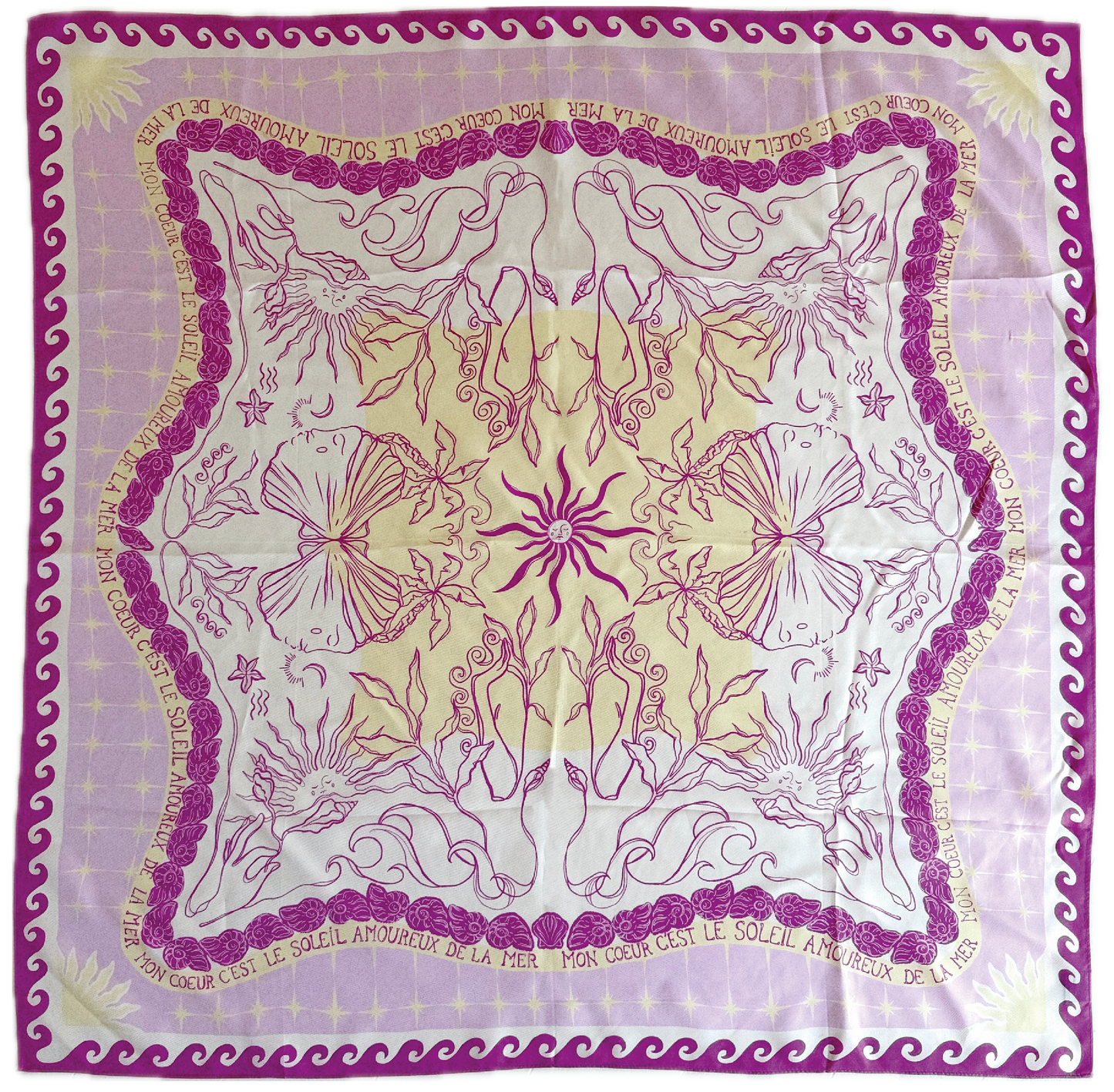 Foulard violet - Gaéia