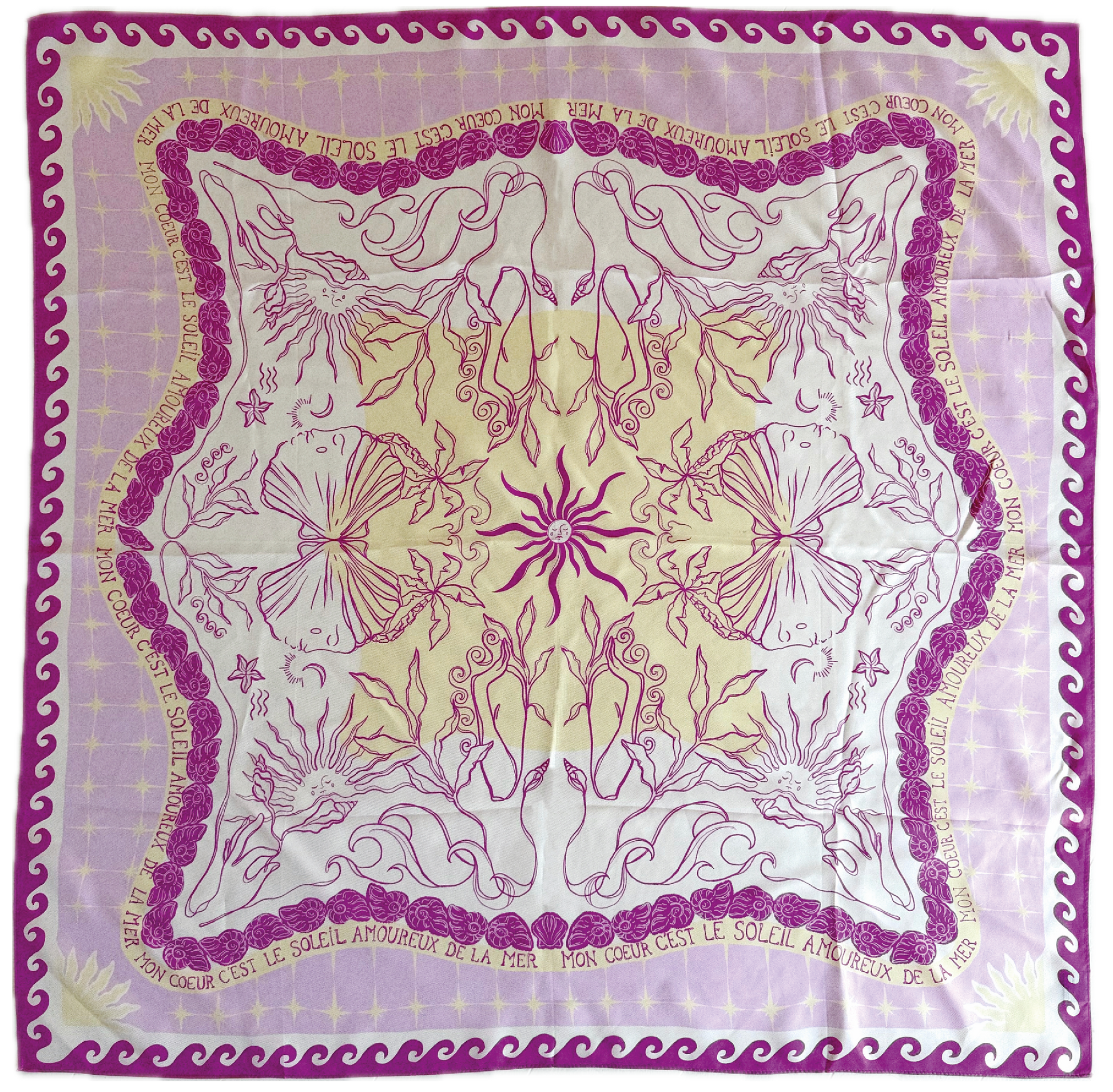 Foulard violet - Gaéia